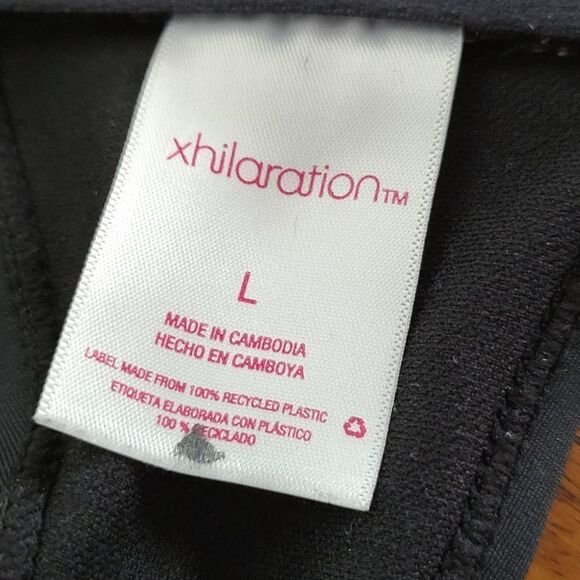 Xhilaration black bikini top Sz L - Picture 4 of 4